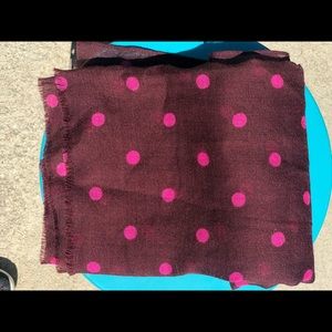 Polka dot scarf
